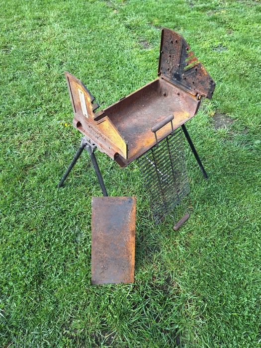 Grill węglowy zabytek poniemiecki PRL