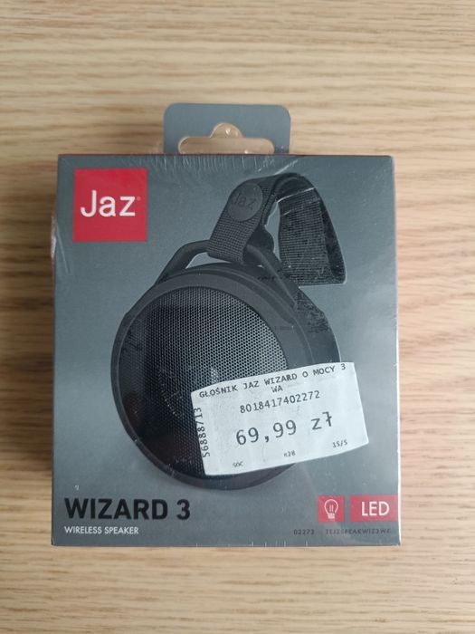 Głośnik Jaz Wizard o mocy 3 Watt  - czarny