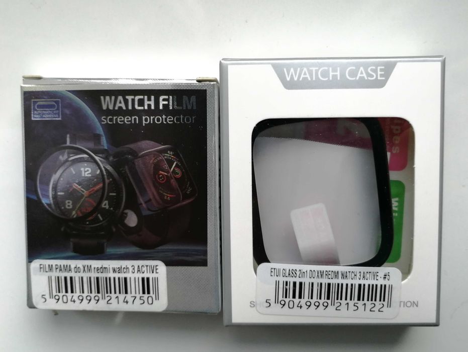 Etui 2w1 do smartwatch XIAOMI REDMI WATCH 3 ACTIVE + folia ochronna 3d