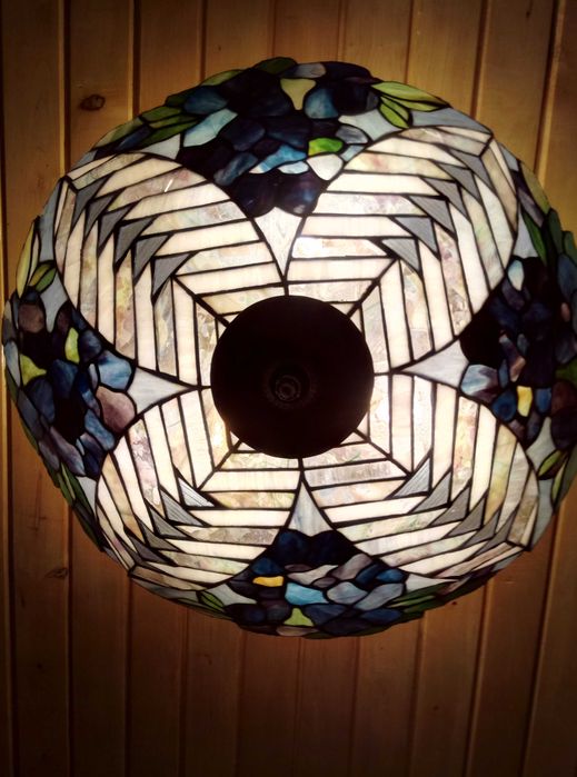 Plafon witrażowy. Bydgoszcz. Szwederowo.