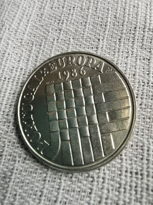 Moeda 25 escudos,- Adesão de Portugal à Comunidade Económica Europeia