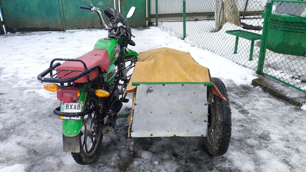 Мопед Альфа 110 з коляскою