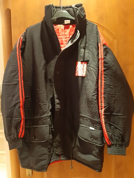 Auto Świat kurtka kolekcja ocieplana vintage L XL czarna prl  rajdy