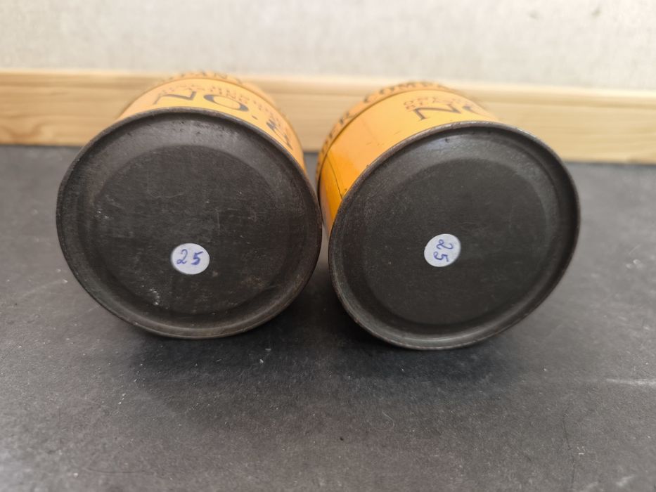Par de Latas Antigas "Hercules Powder" - Blasting Caps