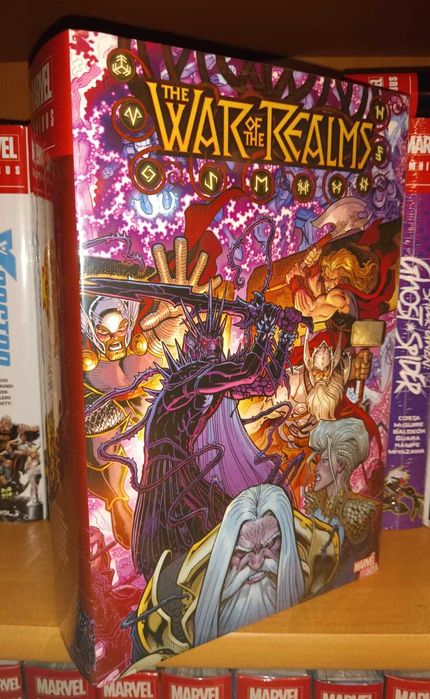 War of Realms (Wojna Światów) Omnibus Marvel OOP Variant Cover folia
