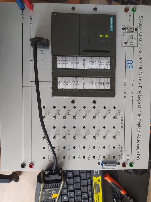 Intex emt system  stanowisko dydaktyczne plc siemens step7 simatic cpu