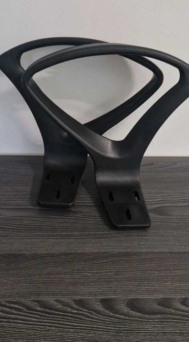 Podłokietniki stałe do fotela biurowego 55x55 tworzywo nowy styl