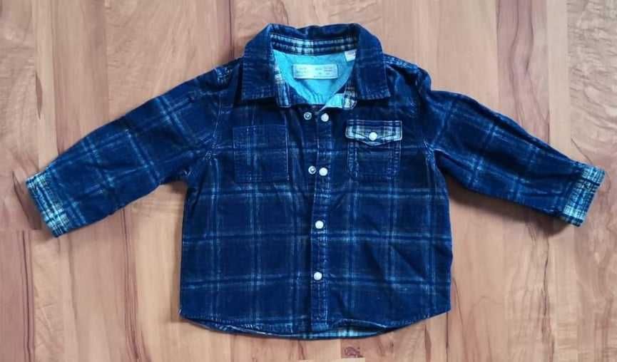 Super koszula długi rękaw zara babyboy rozmiar 12/18 86