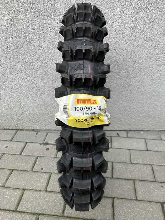 100/90-19 Pirelli SCORPION MX Soft Piaskowa KTM Yamaha YZ Honda CRF