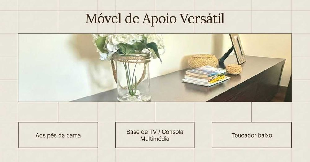 Movel de Quarto de Casal com colchao