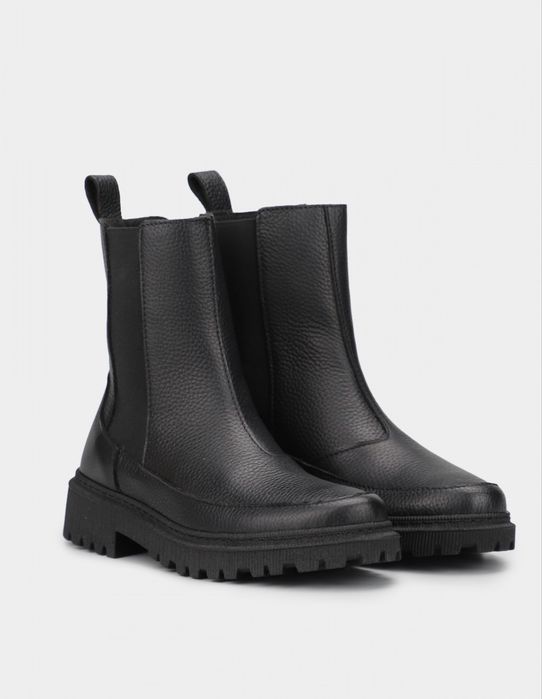 Стильні шкіряні челсі Braska на флісі, нові 36 розмір