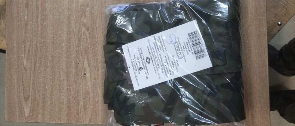 Mundur wojskowy letni bluza + spodnie S/XL.