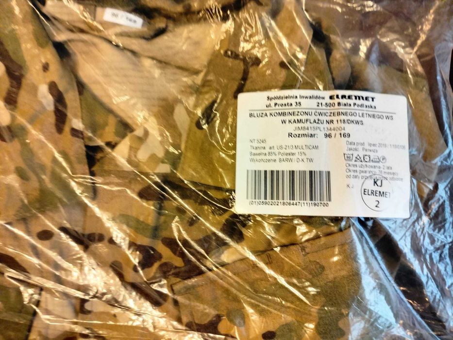 Bluza - do kombinezon ćwiczebny Wojsk Specjalnych wzór 118/DKWS