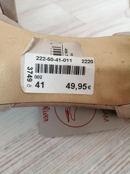 Buty NOWE z metką r. 41 S. Oliver