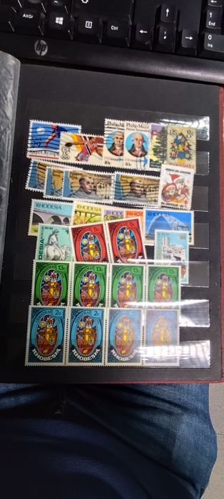 Selos antigos com arquivador