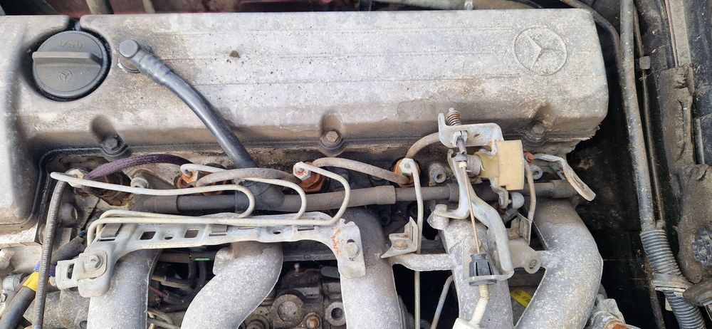 Silnik Kompletny Sprawny Jeżdżący Mercedes W124 2.5D Wolnossący BDB STAN  GWARANCJA