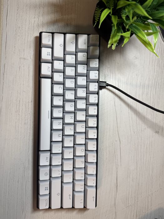 Клавіатура 60% Magegee MK-mini White