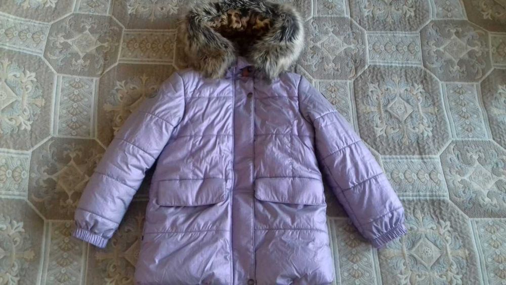 Зимняя курточка, парка Lenne 128 р. Состояние новой.