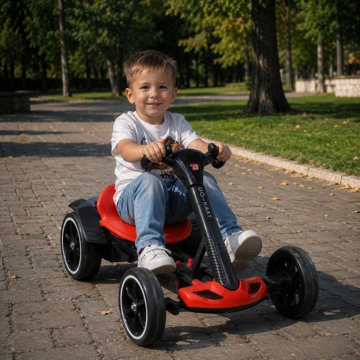 Дитячий електромобіль Go-Kart | Детский электромобиль  Електрокарт  Машинка на акумуляторі  Машинка на аккумуляторе  3–6 років