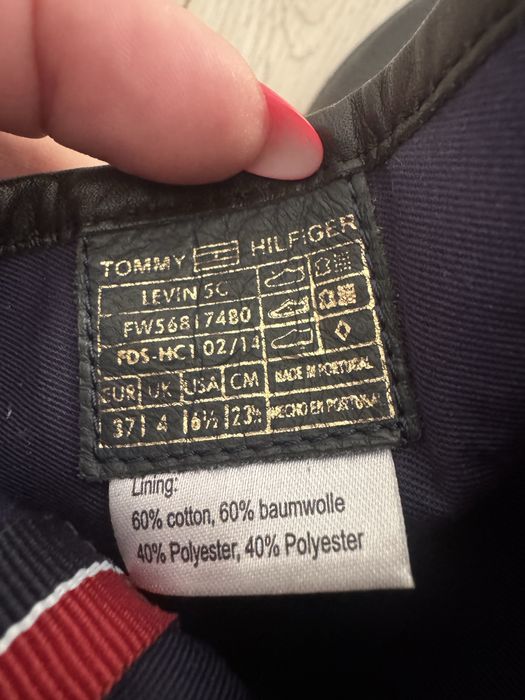 Tommy Hilfiger серевики шкіряні весняно літні жіночі 37