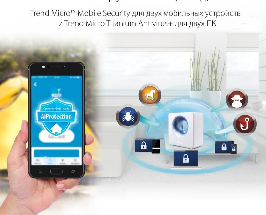 Маршрутизатор Asus Blue Cave AC2600   УМНЫЙ ДОМ