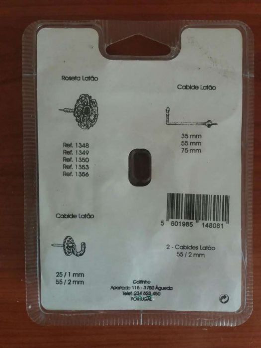 Cabides em Latão com Roseta