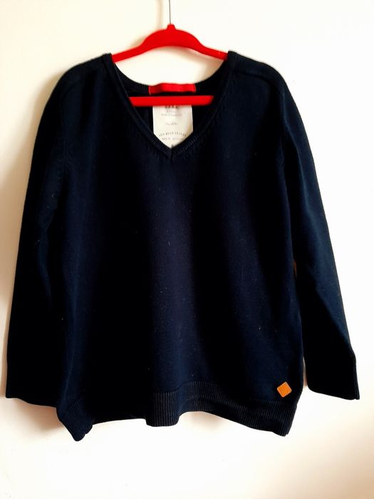Zara granatowy sweterek roz 116