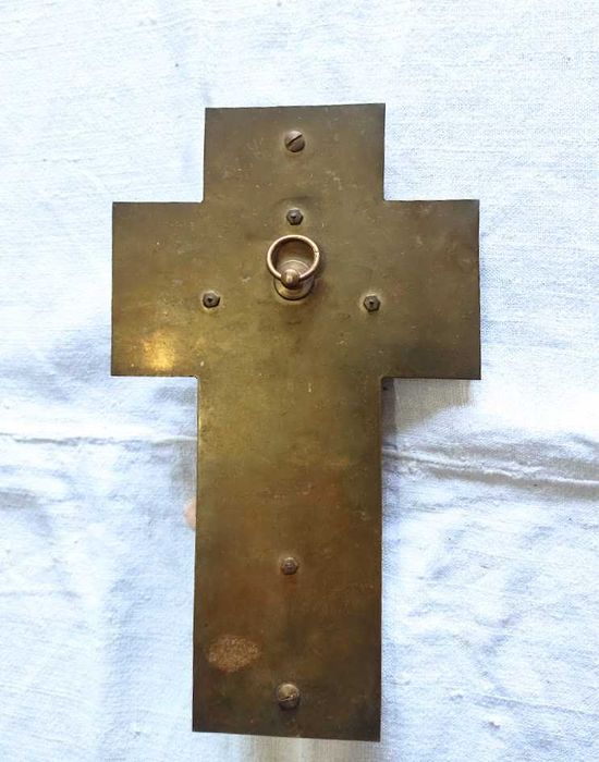 Cristo na cruz em alabastro Jesus crucificado