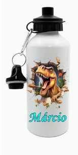 Garrafas em Aluminio com Tampa Totalmente Personalizadas 400ml e 500ml