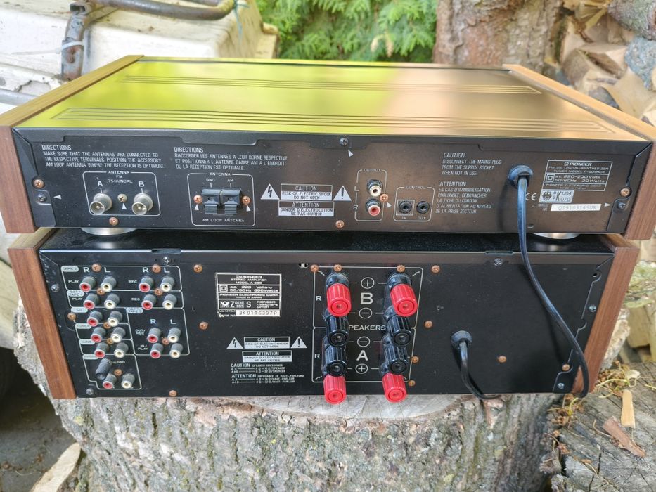 Top Pioneer a-656 drewno  + f-504rds okazja!