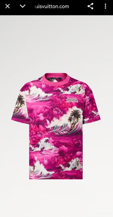 Nowy T-shirt LV Louis Vuitton koszulka bawełniana