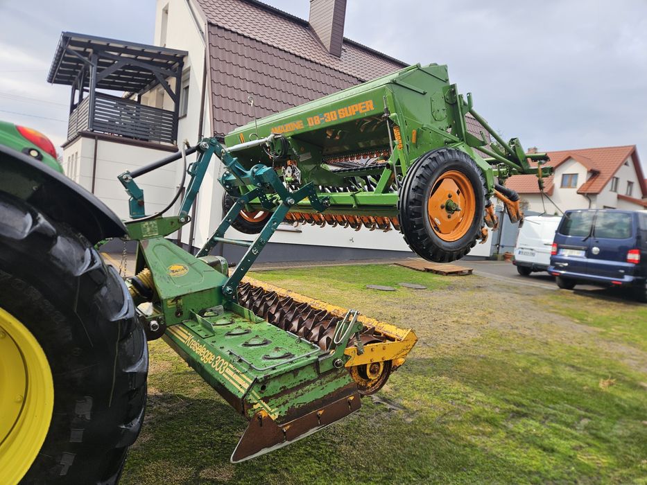 Agregat Uprawowo-Siewny Amazone D8 3m Super Stan Brona Aktywna Hydraulika