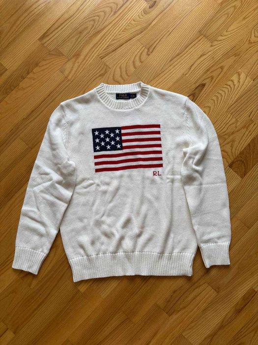 Sweter Polo Ralph Lauren z flagom USA