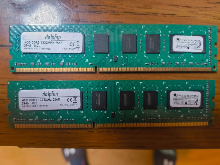 Pamięć ram 8GB (2x4) DDR3 1333MHz