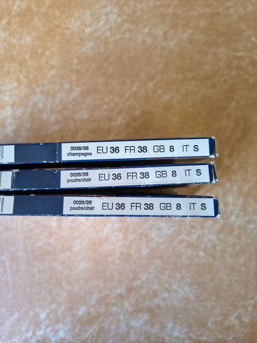 Lote de 3 cuecas Sloggi Basic Tai - Tamanho 36 (Nude e Champanhe) - Novas