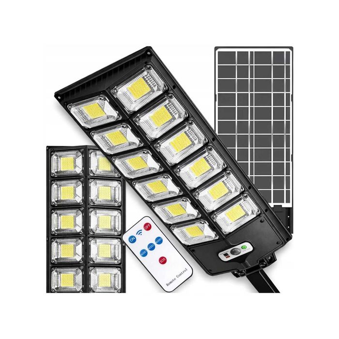 Lampa uliczna solarna LED 1000W z pilotem