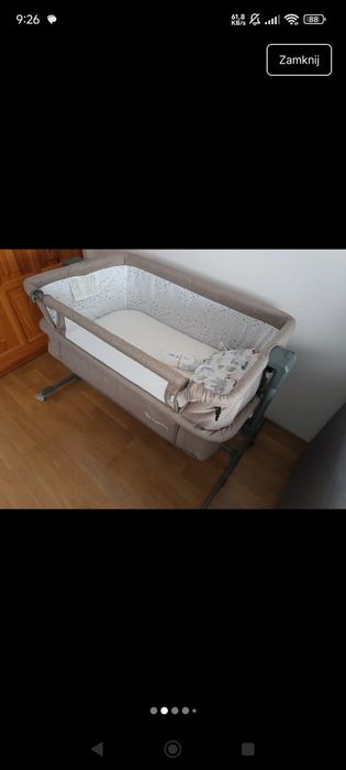 dostawka łóżeczko dla noworodka niemowlaka Kinderkraft