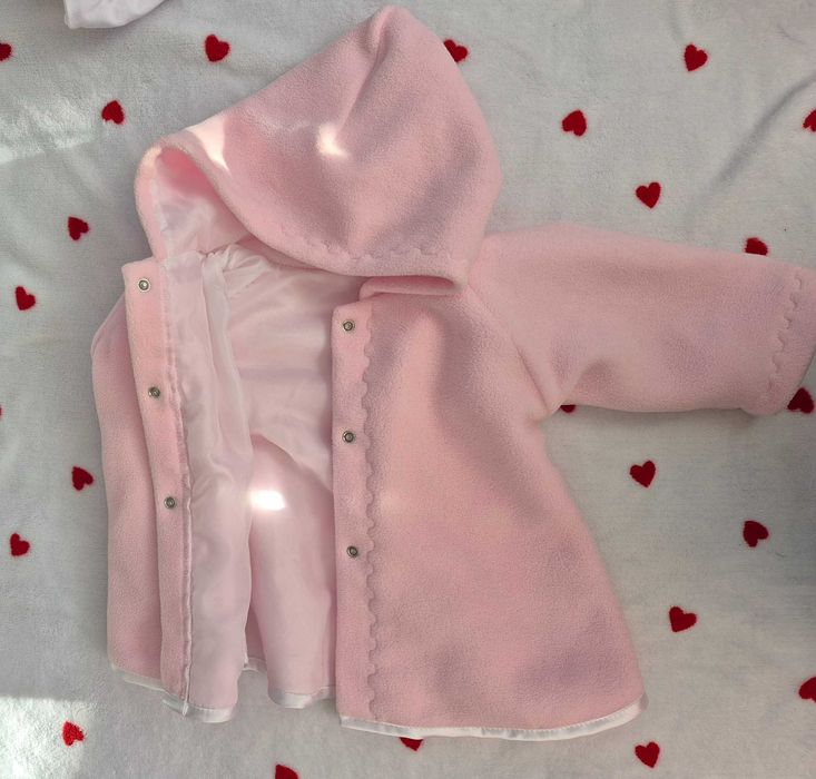 Komplet do chrztu dla dziewczynki r.62/68