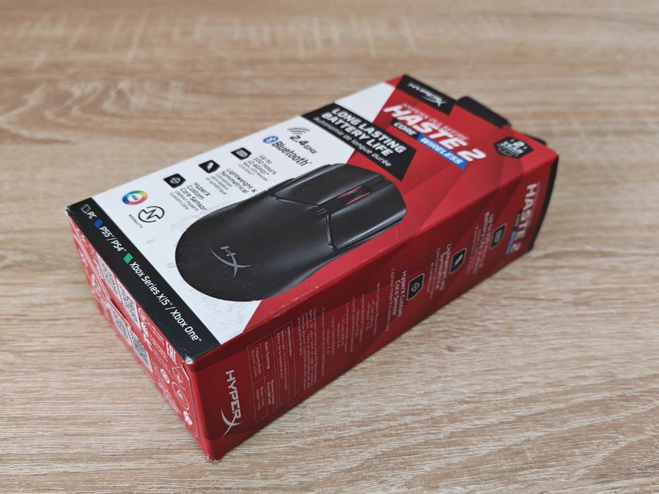 Myszka bezprzewodowa hyperx pulsefire haste 2 core wireless czarna