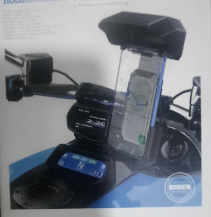 Suporte telemóvel para mota