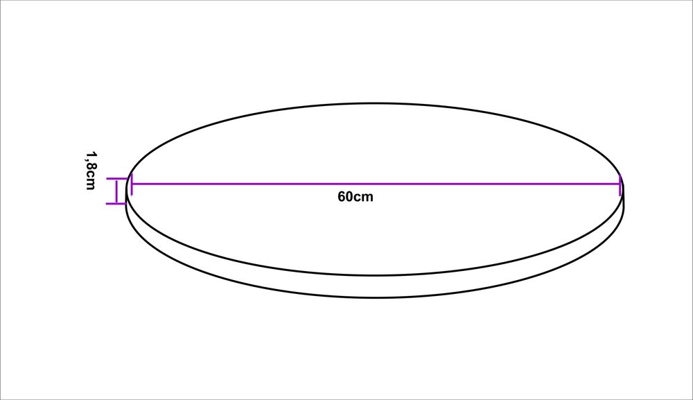 Blat Okrągły fi 50, 60, 70, 80, 90 cm Producent