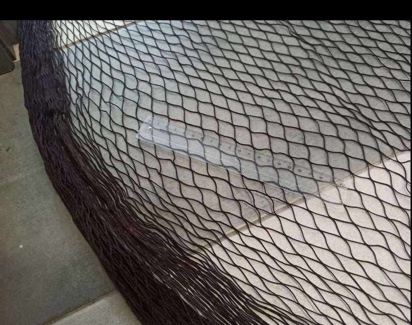 Сетка основа капроновая 40мм. ,цвет хаки.основа для маскировочной сетк