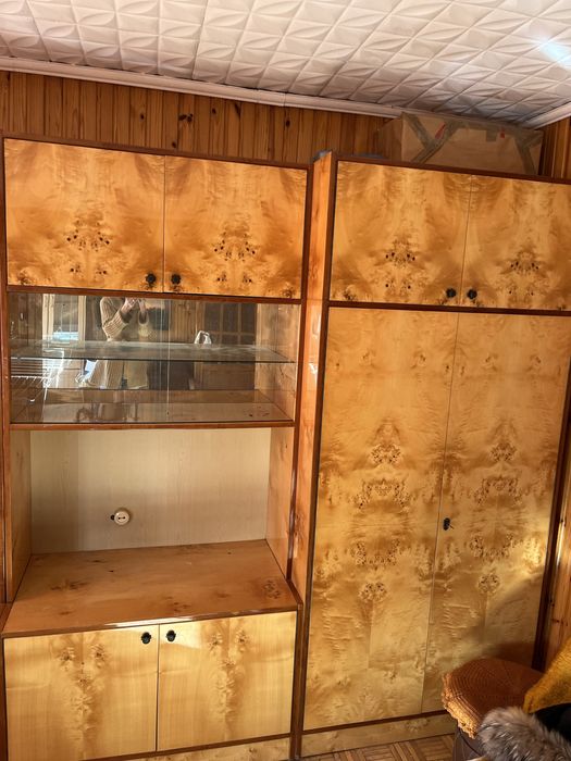 Meblościanka Swarzędz. Okleina naturalna.