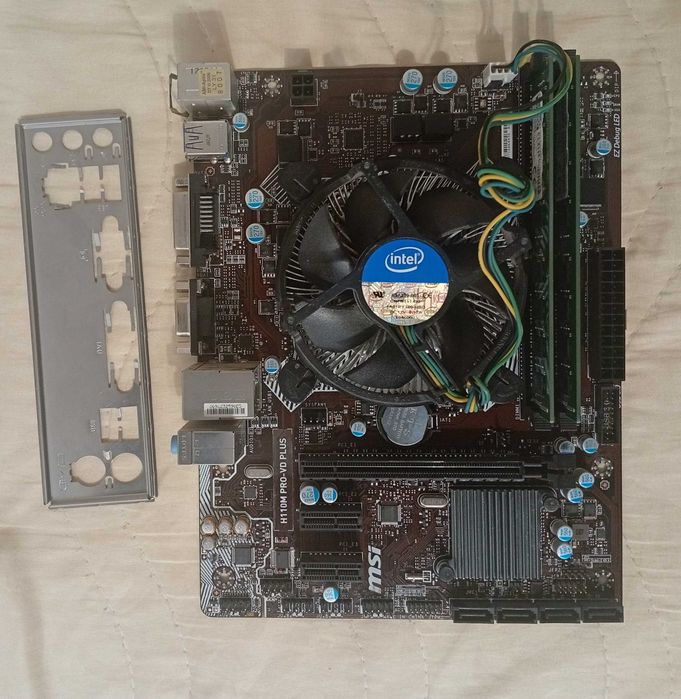 Продам комплект mb+cpu+ddr4