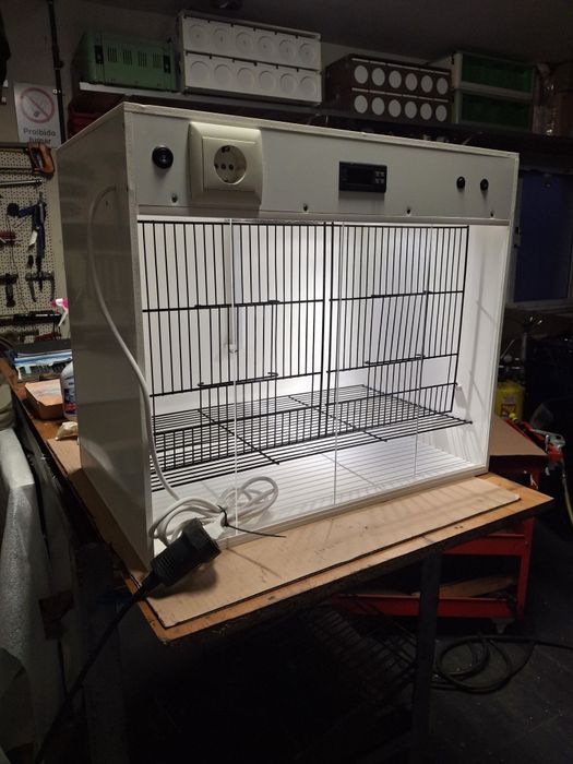 Enfermaria e secagem de aves