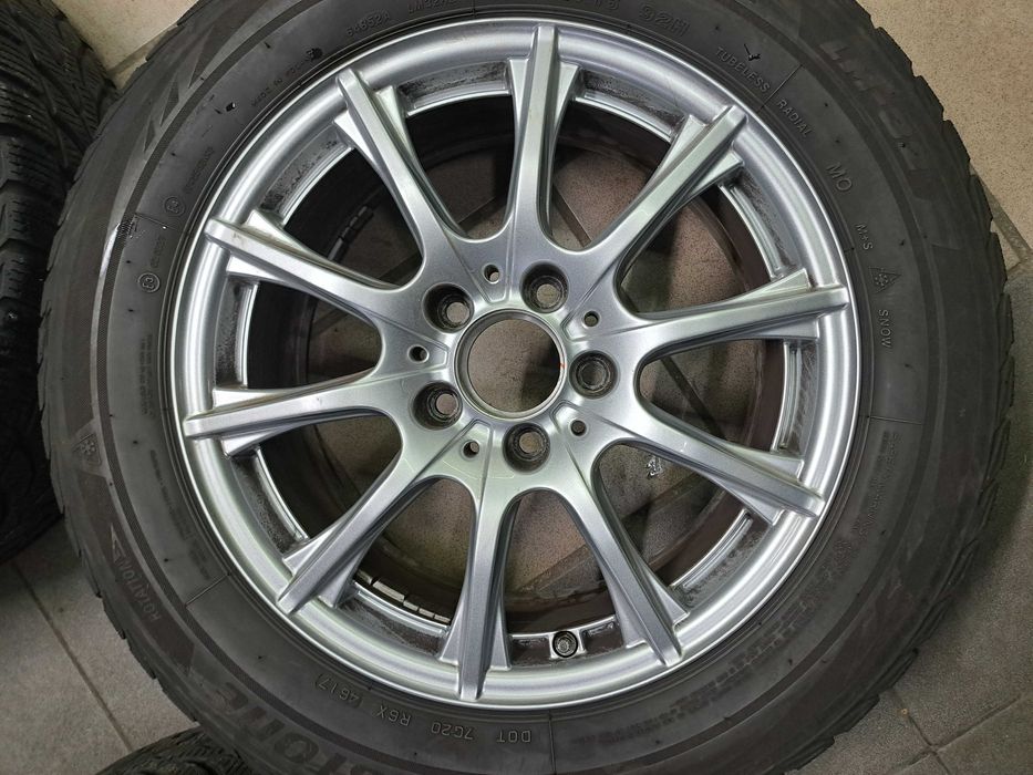 Koła felgi 5x112 16 mercedes c-klase w205 opony 205/60R16 bridgestone
