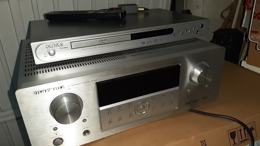 Receptor Surround Marantz SR4600 AV e Leitor de DVD