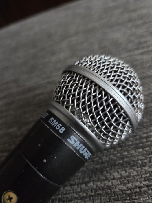 Shure sm58 z wyłącznikiem mikrofon dynamiczny