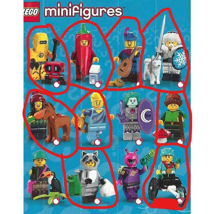 Lego Series - Marvel, Marretas, Looney, Harry Potter, Disney e outras.