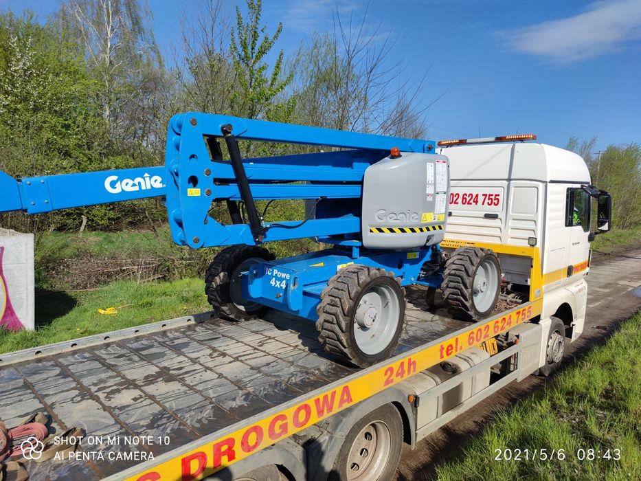 Wynajem podnośników  koszowych  Genie JLG